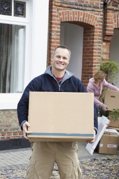 Removal van and moving crew ready for a same day move in Holland Park