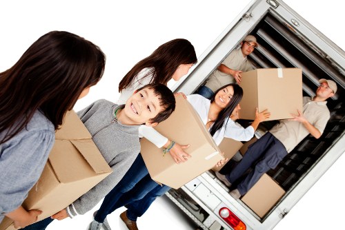 Furniture handling during a London house removal