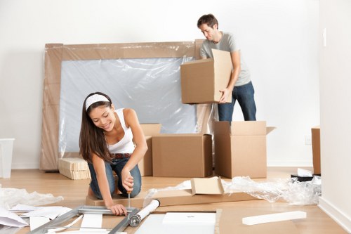 Complaint form and moving boxes representing the first stage of a removals complaint