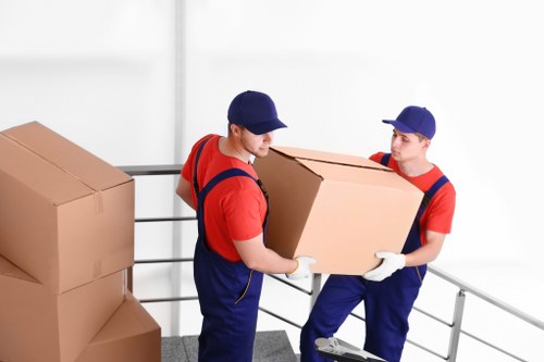 Packing and transport support for a flat move in Holland Park