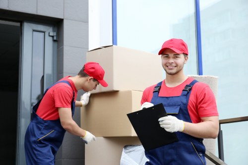 Local home moving team handling a residential move in Holland Park