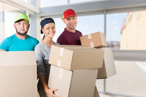 Careful loading and transport preparation for a West London home move