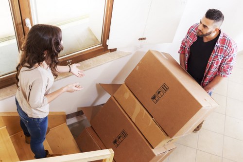 Removal van service supporting a home or office move in Holland Park
