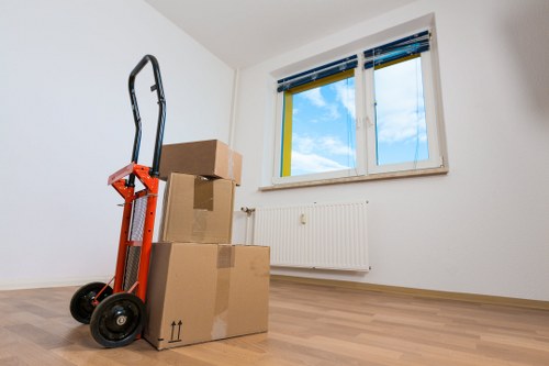Commercial item transport near Holland Park