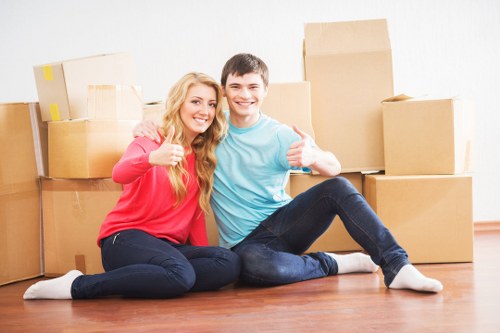 Selection of sturdy moving boxes for domestic and commercial packing in Holland Park